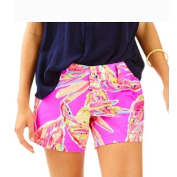 Lilly Pulitzer Callahan Shorts – Amethyst Sunseekers – Size 0 - Picture 1 of 11